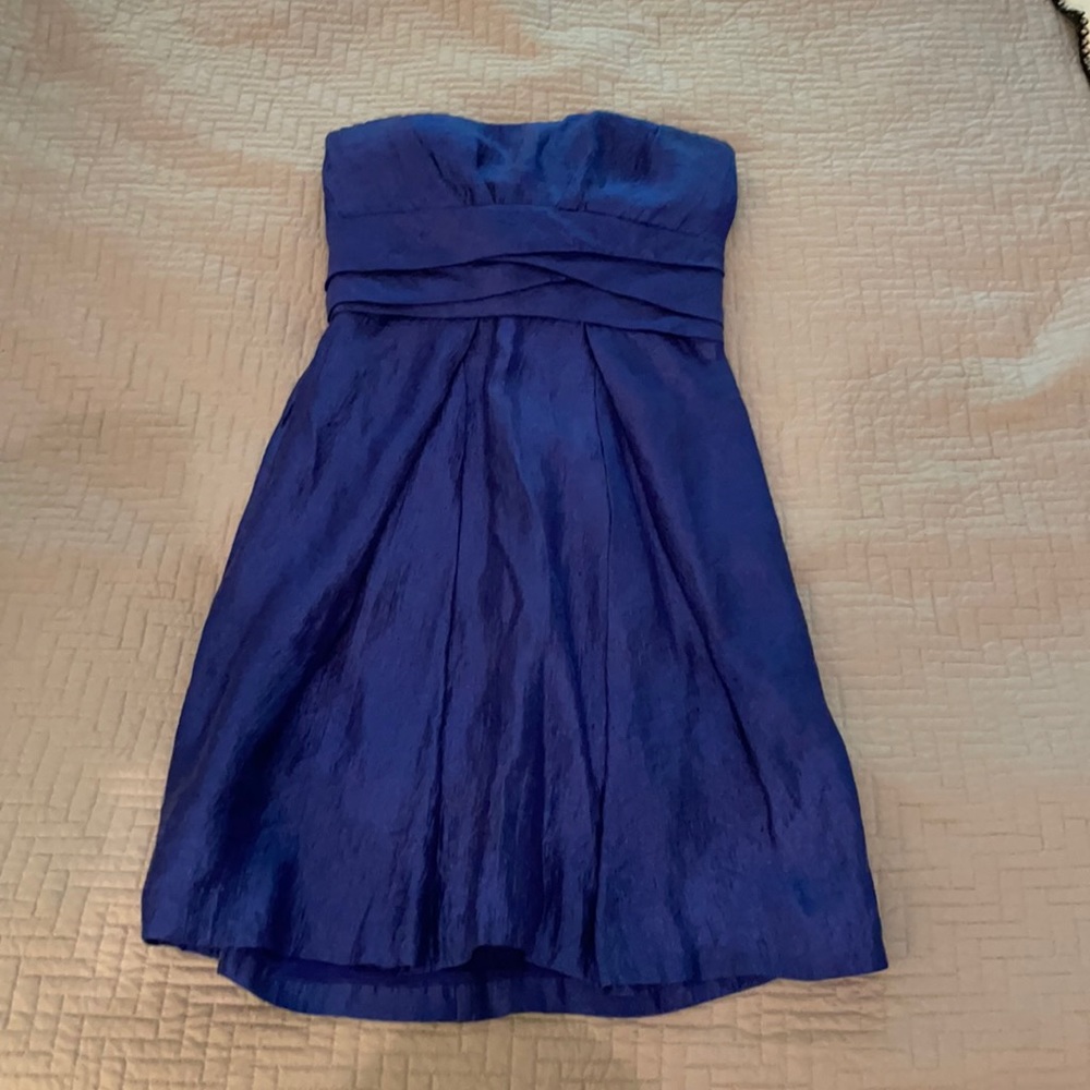 Maxandcleo strapless dress, royal blue, size 2